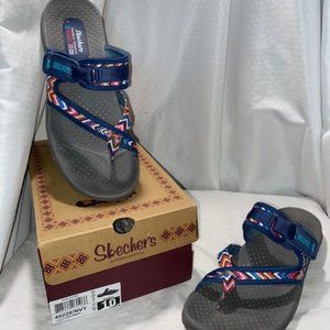 Skechers- Reggae- Zig Swag - Navy , Sandals